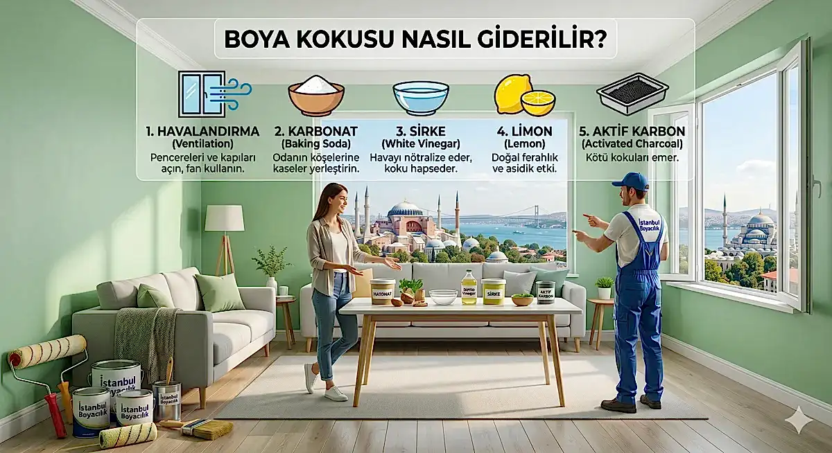 Boya kokusu giderme yöntemleri
