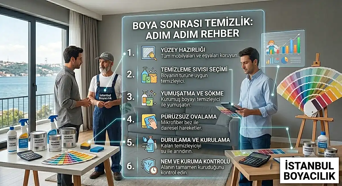 Boya sonrası temizlik rehberi