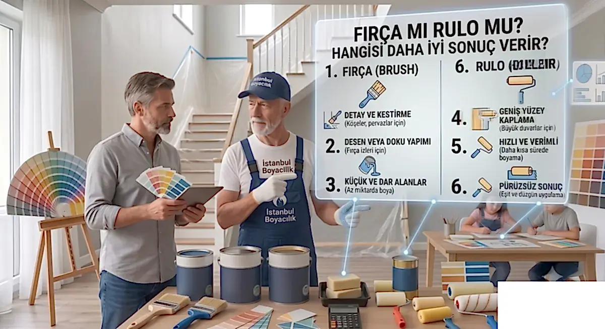 Fırça ve rulo karşılaştırması