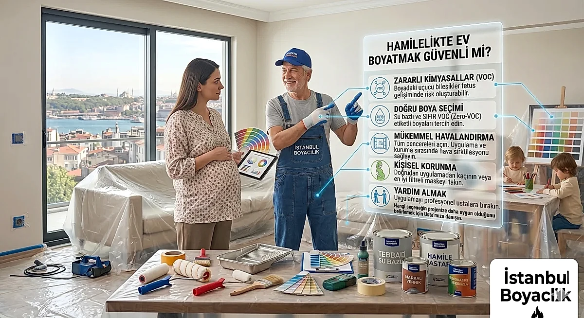 Hamilelikte ev boyatmak güvenli mi