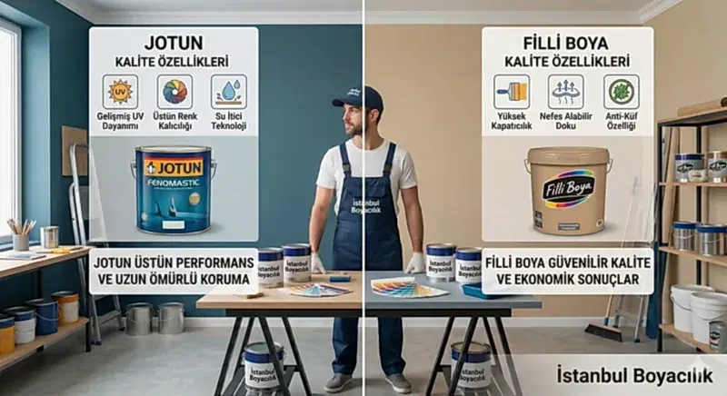 Jotun ve Filli Boya karşılaştırması