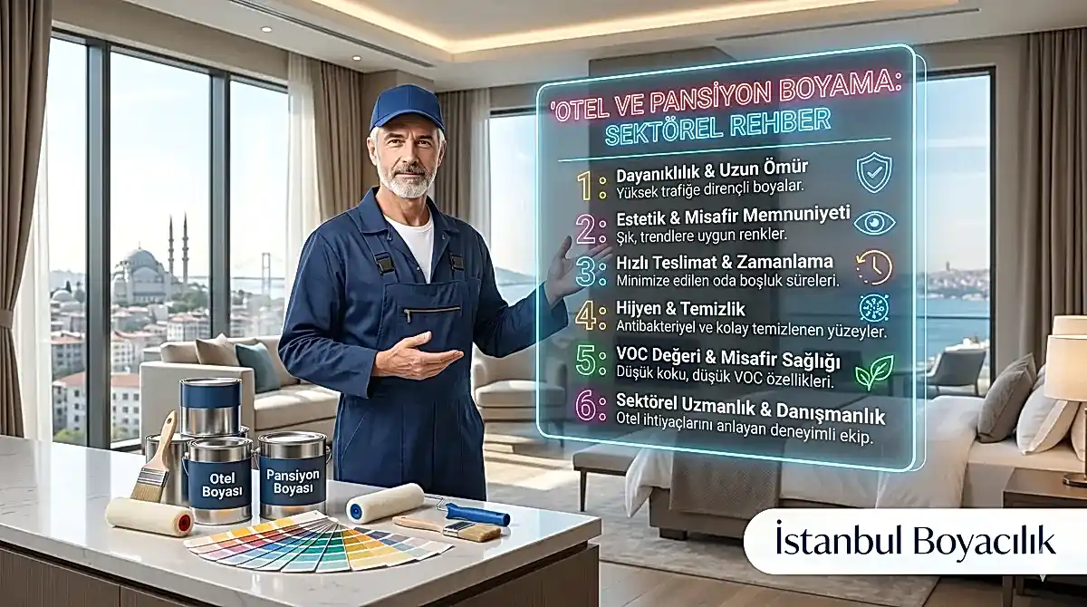 Otel pansiyon boyama rehberi