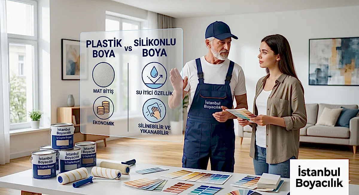 Plastik boya ve silikonlu boya farkı