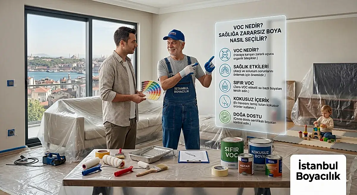 VOC nedir zararsız boya seçimi